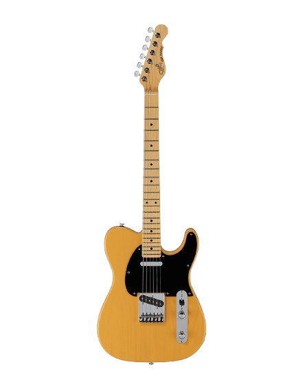 G&L FDACLA-BTR-MP Fullerton Deluxe ASAT Classic Alnico Electric Guitar (Butterscotch Blonde)