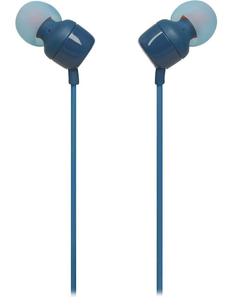 Écouteurs intra-auriculaires JBL T110 (bleu)