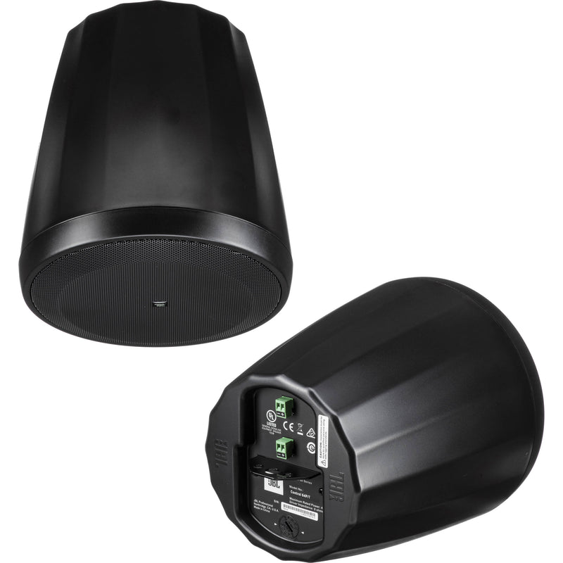 JBL C64P/T Full-Range Pendant Speaker (Black, Pair) - 4"