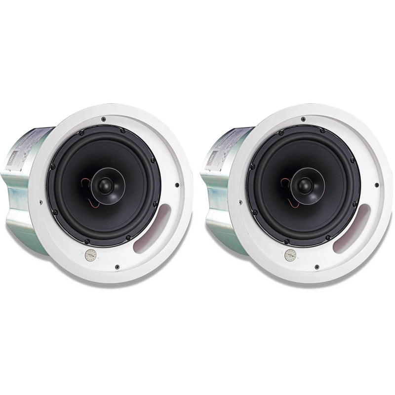 JBL CONTROL-18C/T-WH Coaxial Ceiling Speaker (Pair, White) - 8"