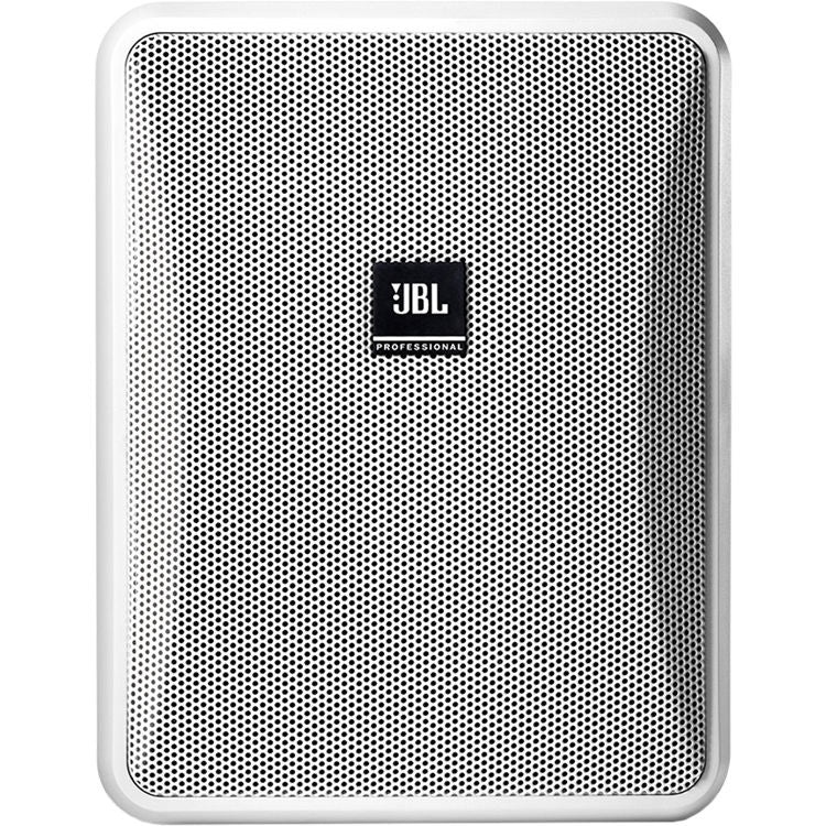 JBL Control-25-1L-WH du haut-parleur de montage de surface à 2 voies (paire, blanc) - 5,25 "