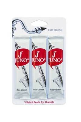 Vandoren JCR312/3 Juno Bass Clarinet Reeds Strength - 2 (Pack of 3)