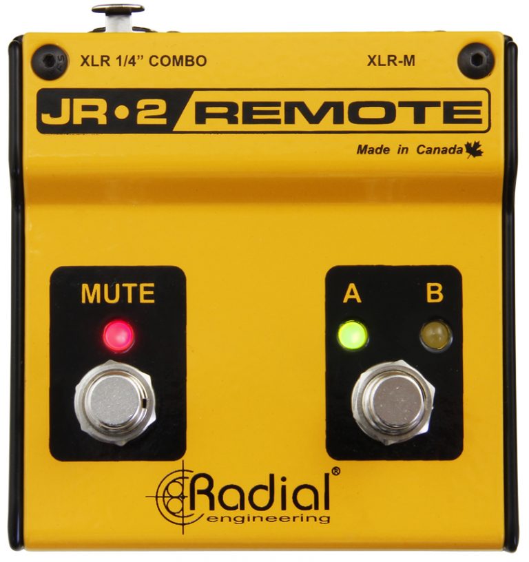 Radial Engineering JR2 Pédale à 2 boutons pour le Radial Firefly DI