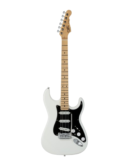 G&L FDS500-ALW-MP Fullerton Deluxe S500 Electric Guitar (Alpine White)