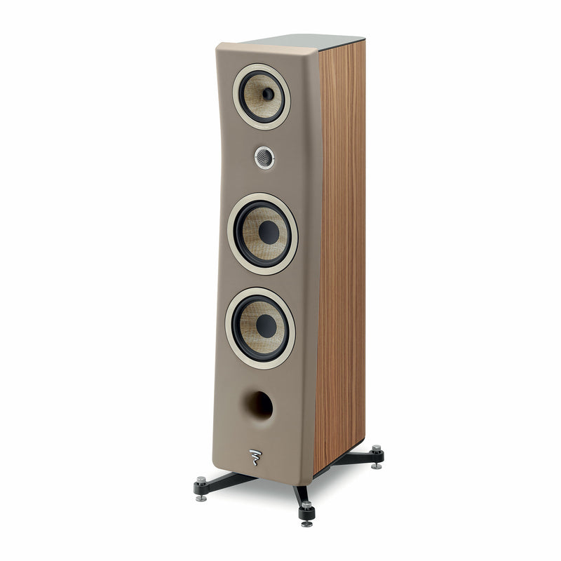 Focal FOAEFBKN3N2H400 KANTA N°3 Floorstanding Speaker (Walnut High Gloss/Taupe Mat)