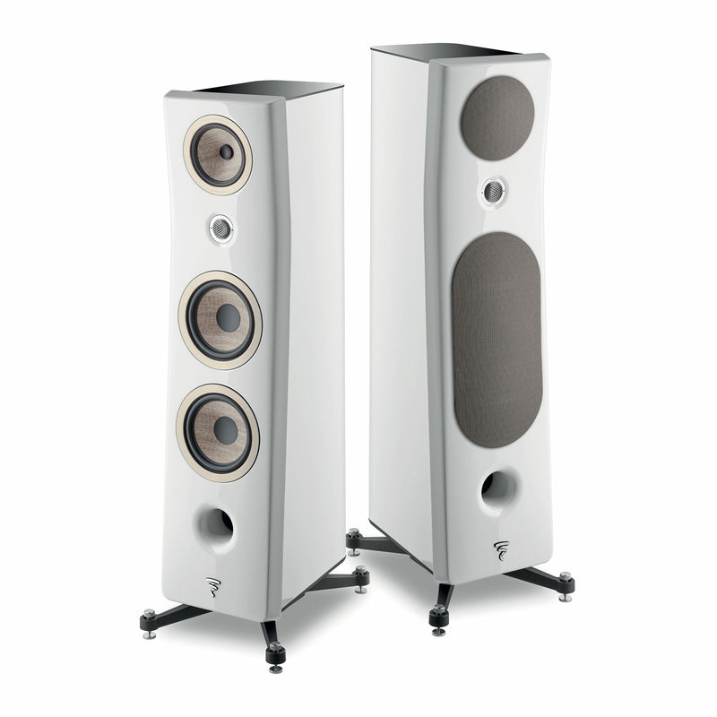 Focal FOAEFBKN3W0W300 KANTA N°3 Floorstanding Speaker (White High Gloss/White Mat)