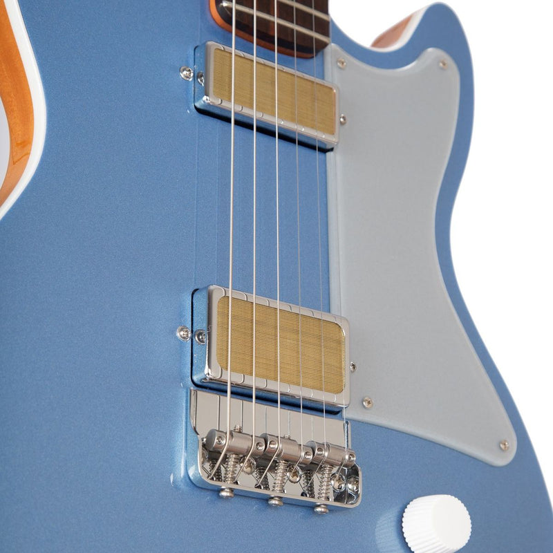 Harmony JUPITER THINLINE Semi Hollow-Body Electric Guitar (Sky Blue)