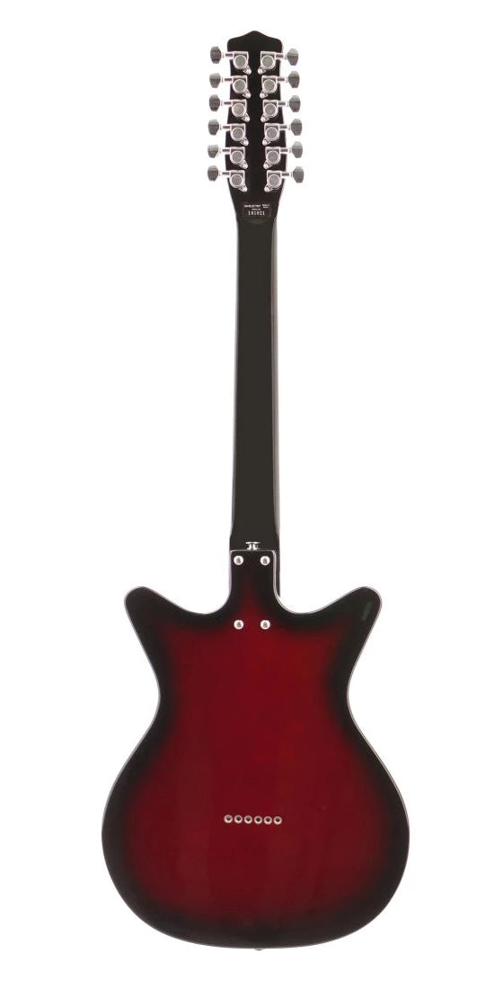 Danelectro D59X12-REDBURST Guitare électrique 12 cordes (finition Redburst)