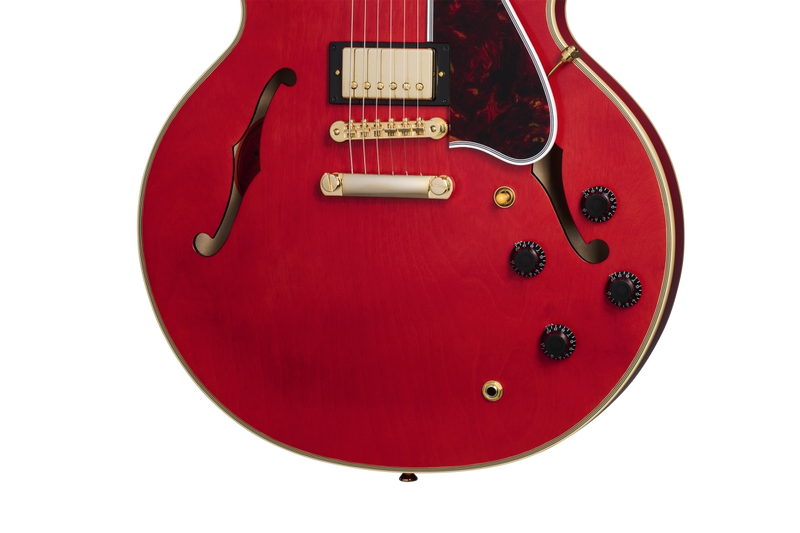 Epiphone EC35559CHVGH 1959 ES-355 Guitare électrique semi creux (Cherry Red)