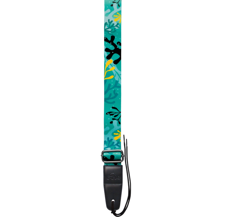 Leho LH-STR-TSLG STRAPE UKULELE COLORFUR (Tropical Sea Life Green)