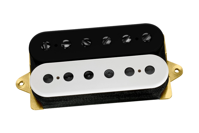 DiMarzio DP193 Air Norton Humbucker Pickup (Black/White with Black Poles)