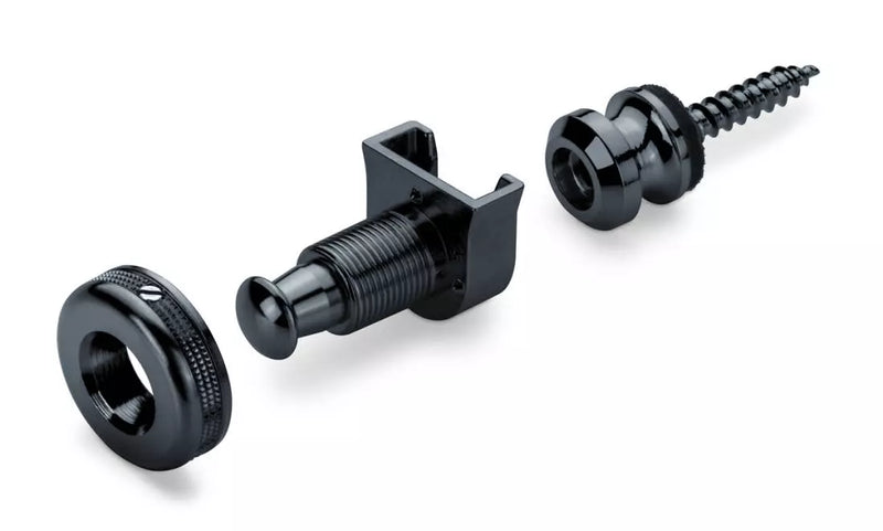 Schaller S-Lock Strap Locks (2 pièces), noir (SCH1446)