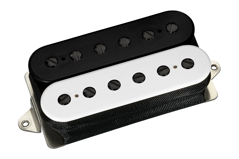 DiMarzio DP282F Dreamcatcher Humbucker F-Spaced Bridge Pickup (Black/White with Black Poles)