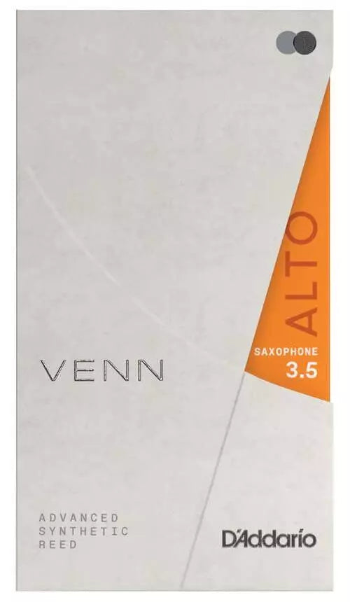 D'Addario VAS0135G2 VENN Synthetic Alto Saxophone Reed - 3.5