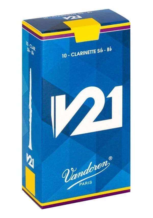 Vandoren CR8045 V21 Bb Clarinet Reeds - Box of 10