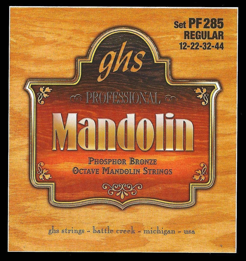 Ghs PF285 Phosphor Bronze Octave Mandolin String Set - Loop End, Regular 012-044