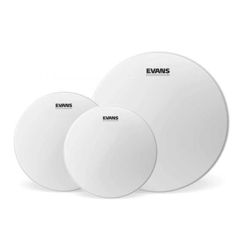 Evans ETP-G1CTD-R G1 Drum Heads Tom Pack Coated - 10", 12", 16"