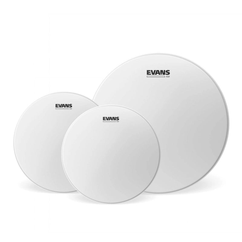 Evans ETP-G2CTD-R G2 Drum Heads Tom Packs - 10", 12", 16"