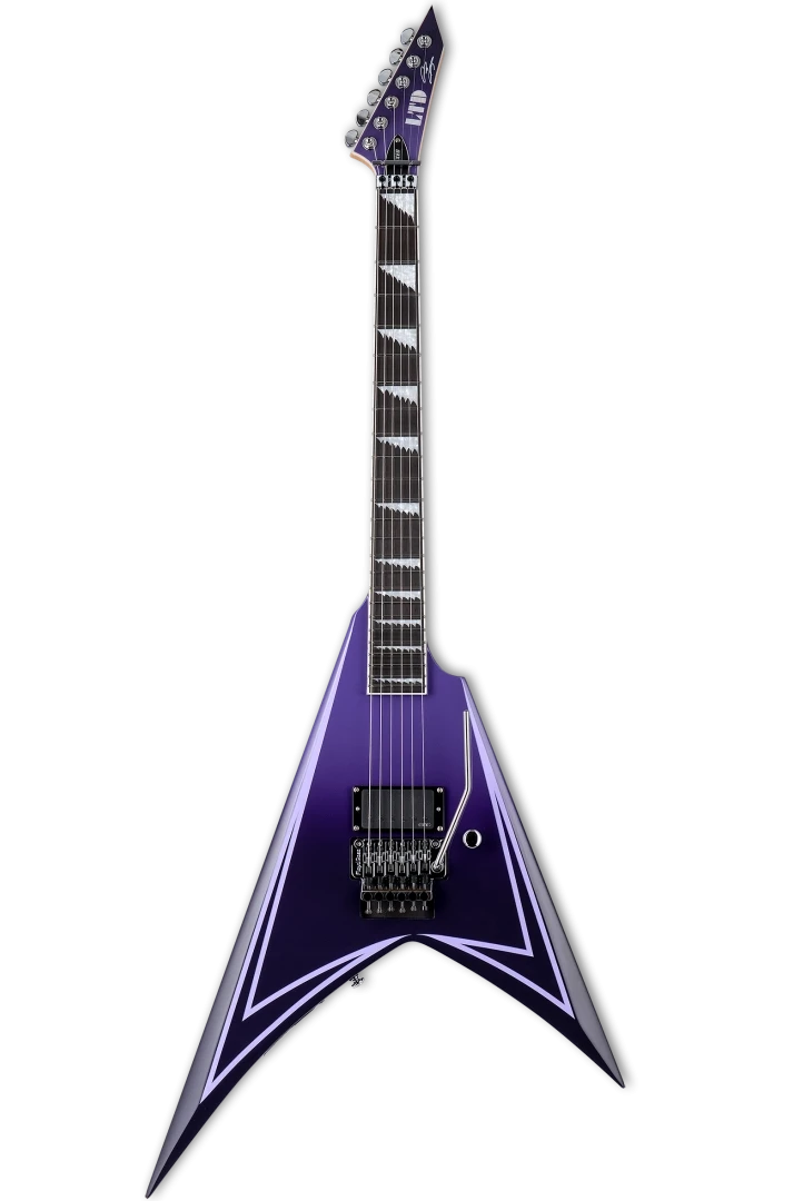 Guitare électrique ESP EALEXISAWTOOTH (finition violet fondu)