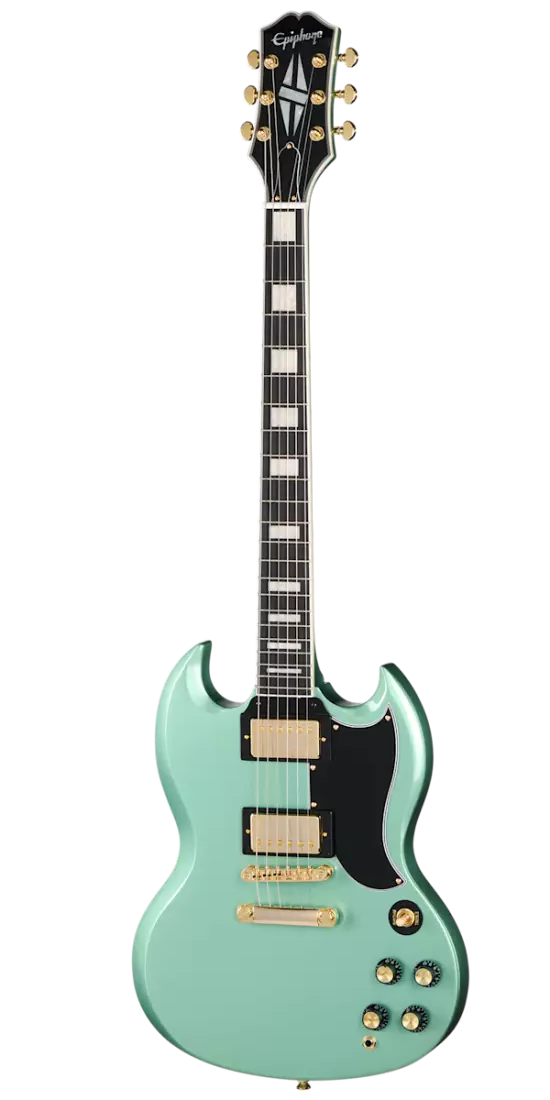 Epiphone EIGSGCIGGH SG Custom Electric Guitar (Inverness Green)