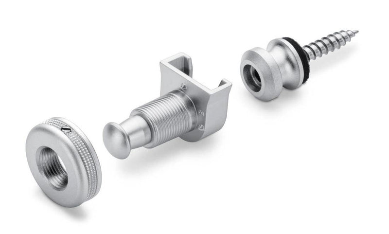 Schaller S-LOCK Strap Locks (Satin Chrome)