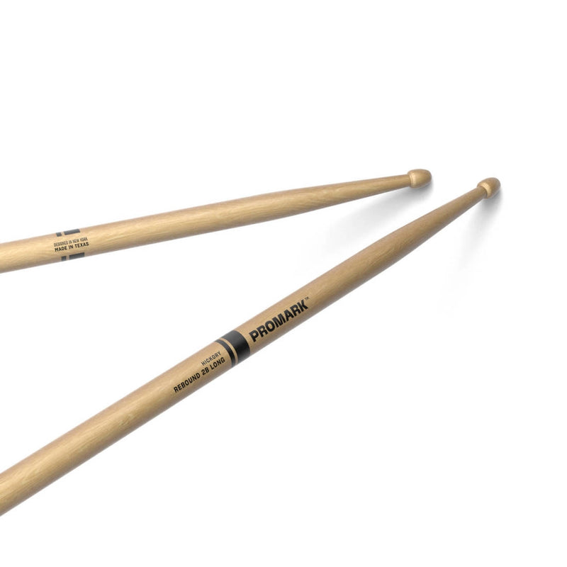 Pro-Mark RBH625LAW Rebound Long Lacquered Hickory Drumsticks - 2B