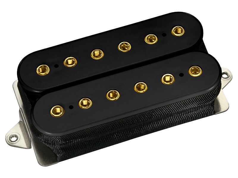 DiMarzio DP285F IGNO Bridge Humbucker F Spaced (Black With Gold Poles)