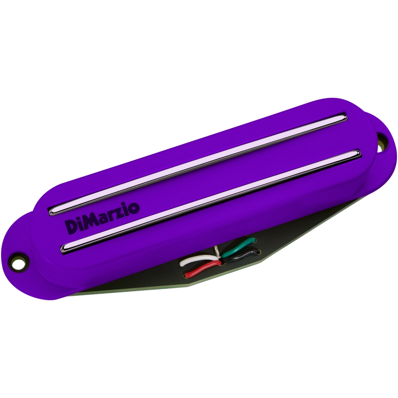 DiMarzio DP184 The Chopper Strat Pickup (Purple With Nickel Poles)