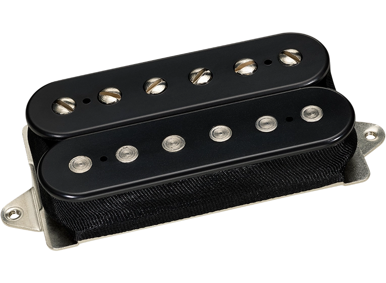 DiMarzio DP255F Transition F-Spaced Bridge Humbucker Pickup (Black With Nickel Poles)