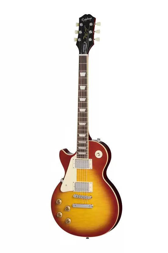 Epiphone EIGLP5WCNHLH Les Paul Standard 50s Figured Left Handed Electric Guitar (Washed Cherry Sunburst)