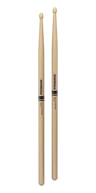 Pro-Mark RBH595LAW Rebound Long Lacquered Hickory Drumsticks - 5B