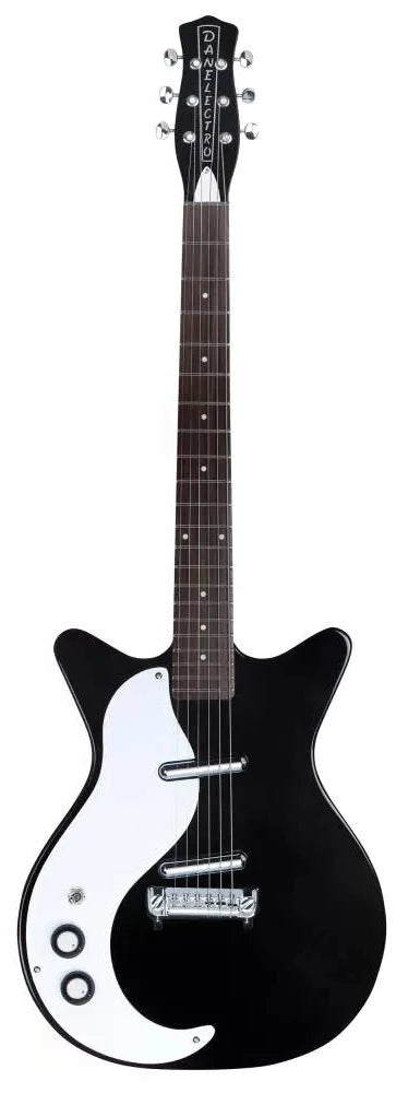 Danelectro D59ML-BLACK Guitare électrique pour gaucher (Noir)