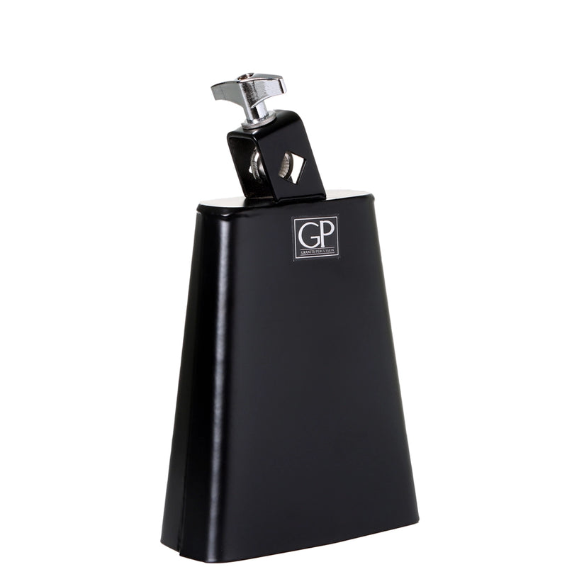 Granite Percussion GP-COWBELL6 Cloche en métal – 15,2 cm (Noir)