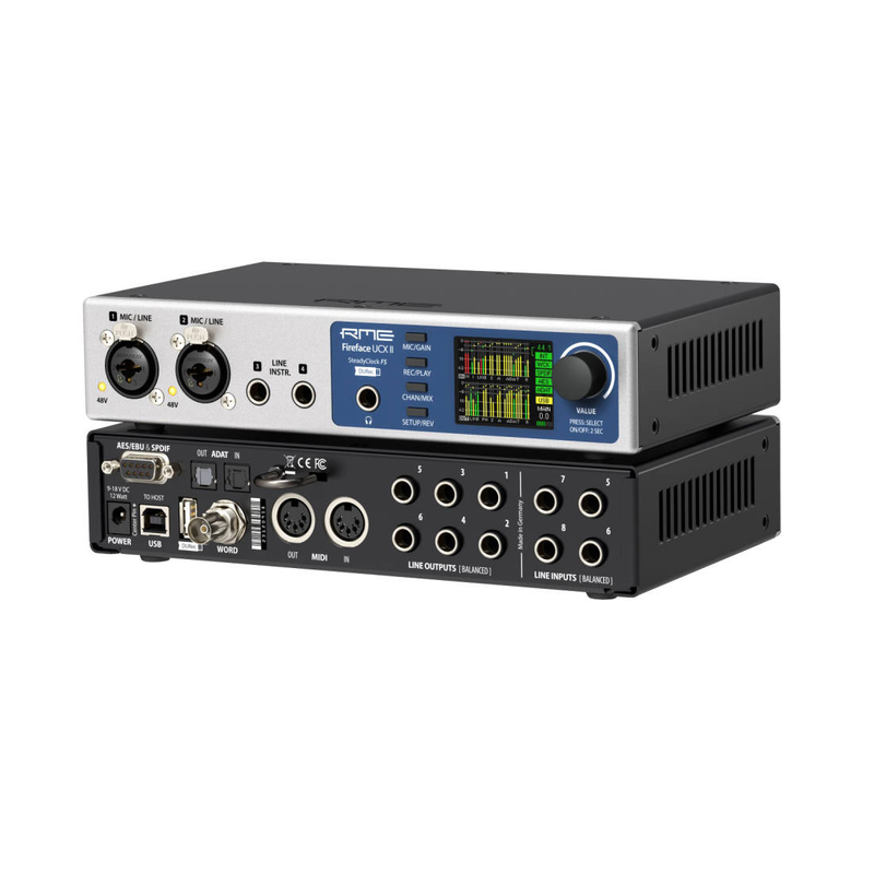 Ferrofish PULSE 8 AE 8 In/8 Out AD/DA Converter With ADAT + RME FIREFACE UCX II 40-Channel Advanced USB Audio Interface (BUNDLE)