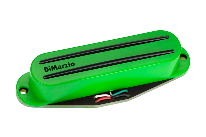 DiMarzio DP181 Fast Track Strat Pickup (Green With Black Poles)