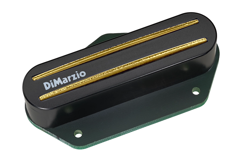 DiMarzio DP384 The Chopper T Bridge Pickup (Black With Gold Rails)