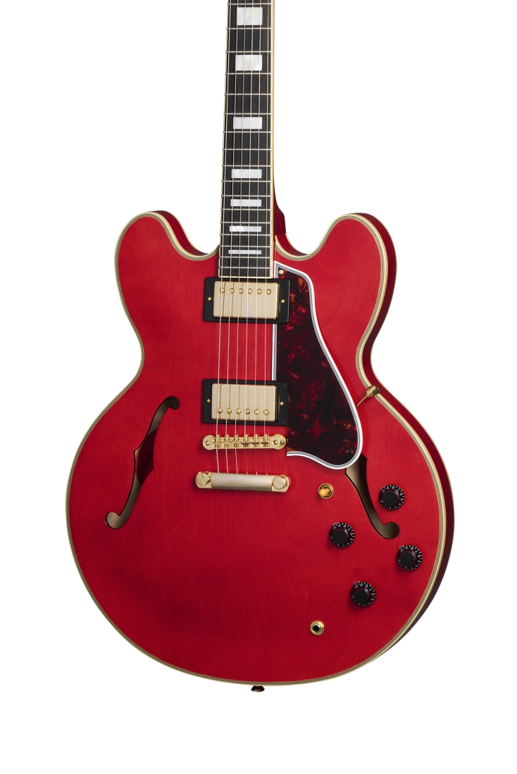 Epiphone EC35559CHVGH 1959 ES-355 Guitare électrique semi creux (Cherry Red)