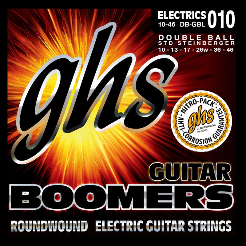 Ghs DB-GBL Double Ball End Guitar Strings for Steinberger System - Light