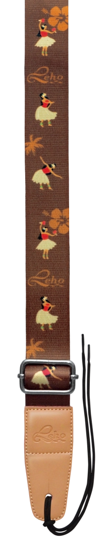 Leho LH-STR-ADHG STRAP UKULELE COLORFUL (Art Dancing Hula Girls)