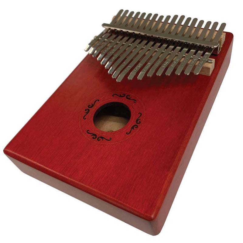 BeaverCreek BCKALM-17TR Kalimba (Transparent Red) - 17 Keys