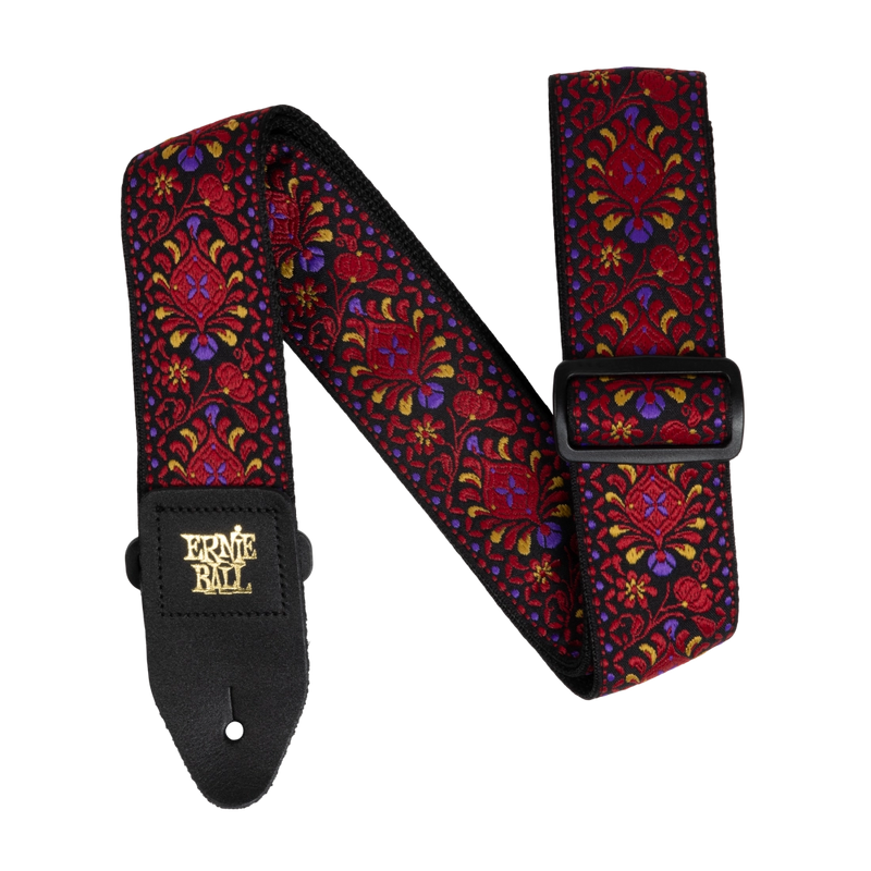 Ernie Ball 5369EB Jacquard Guitar Strap (Crimson Royal Bloom)