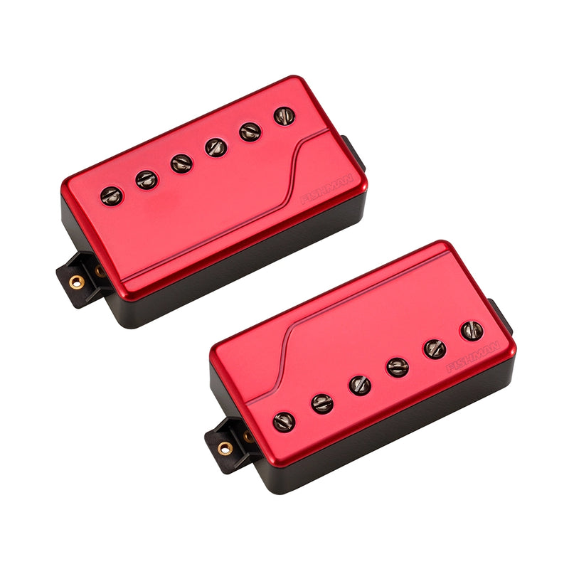 Fishman PRF-HS6-RZ2 Fluence Richard Z Kruspe Signature Series Pickup Set, 6 String (Metallic Red)