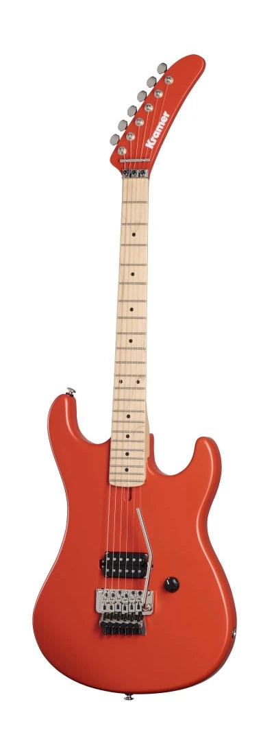 Kramer K84AERSCF The 84 Electric Guitar with Gigbag (Eruption Red Satin)