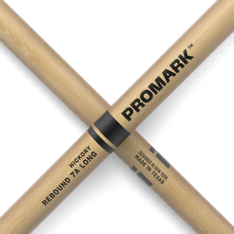 Pro-Mark RBH535LAW Rebound Long Lacquered Hickory Drumsticks - 7A