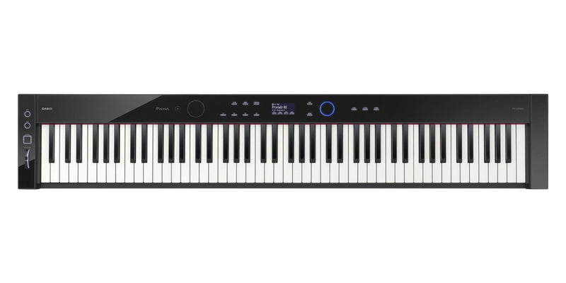 Casio Privia PX-S7000 88-Key Digital Piano with Stand & Pedals (Black) + Casio BG-50BK Piano Bench for PX-S7000 (Black) (BUNDLE)