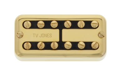 TV Jones TV CLASSIC Plus Bridge Pickup with Clip System (Gold)