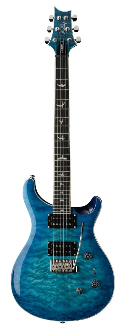 PRS SE CUSTOM 24-08 QUILT Electric Guitar (Lake Blue)