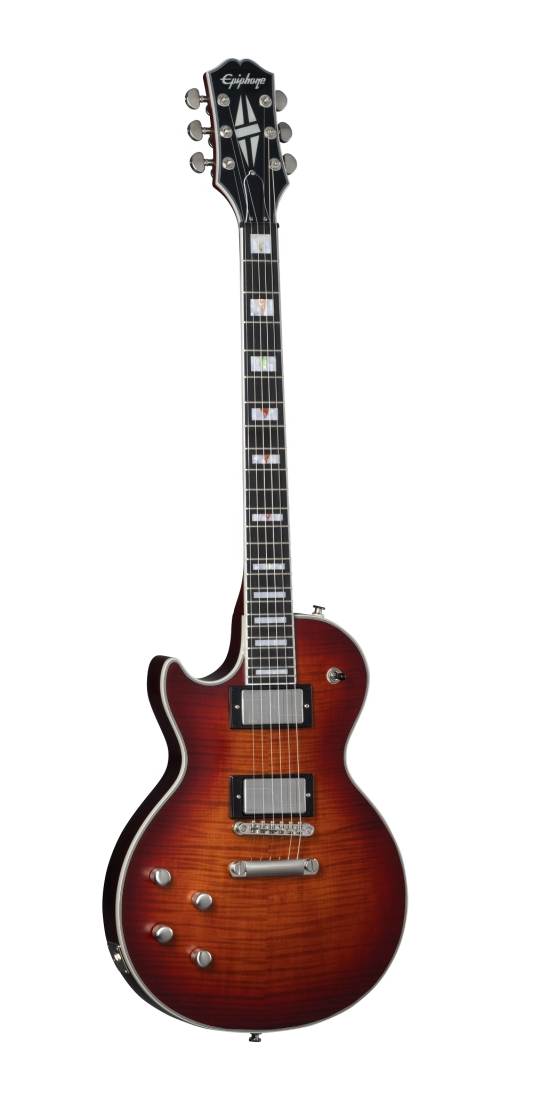 Epiphone EILPYABTBNLH Les Paul Prophecy Left Handed Electric Guitar (Aged Bengal Tiger Burst)