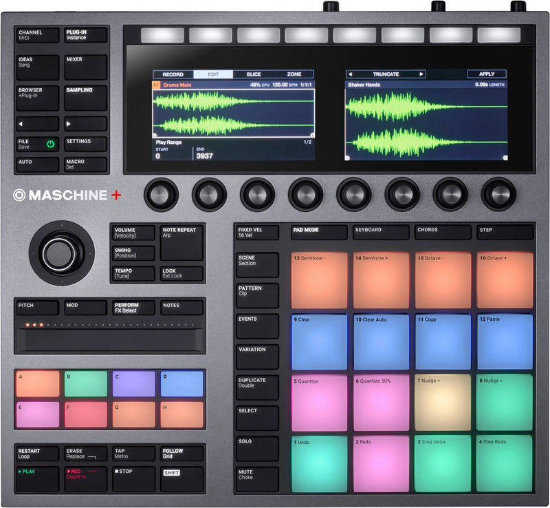 Native Instruments MASCHINE+ Standalone Production and Performance Instrument