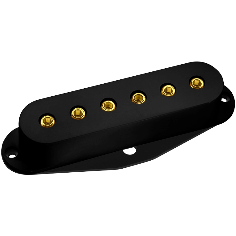 DiMarzio DP111 SDS-1 Bridge Pickup (Black With Gold Poles)